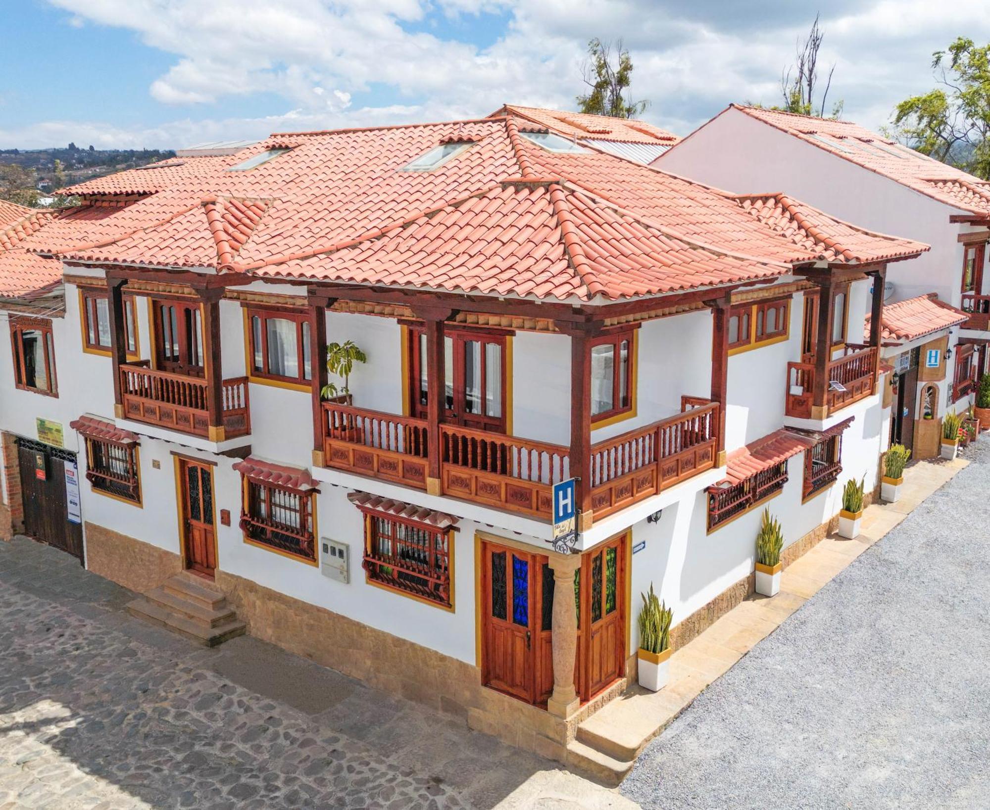 Hotel Villa del Angel Villa de Leyva Buitenkant foto